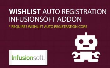 Wishlist Auto Registration InfusionSoft AddOn