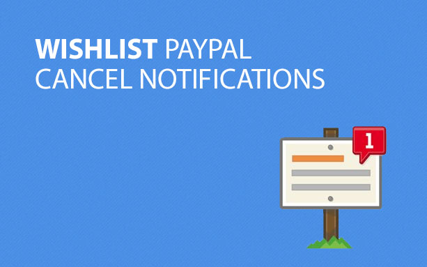 Wishlist PayPal Cancel Notifications