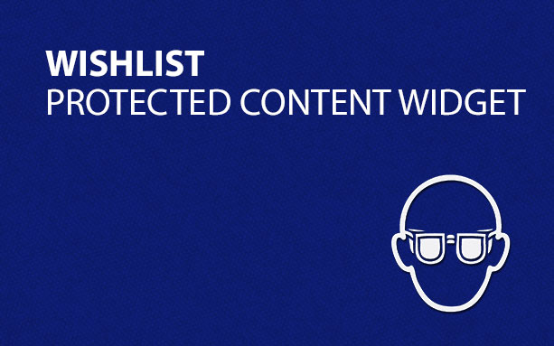 Wishlist Protected Content Widget