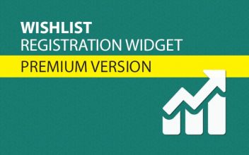 Wishlist Registration Widget Premium