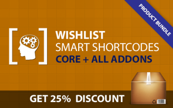 Wishlist Smart Shortcodes Bunlde