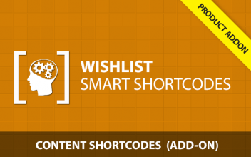 Wishlist Smart Shortcodes - Content Add-On