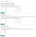 Wishlist Error Page Booster Settings