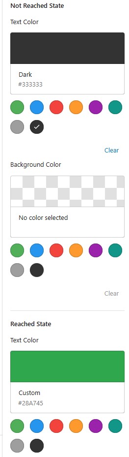 Elegant Free Shipping Progress Bar for WooCommerce - Progress Bar Colors