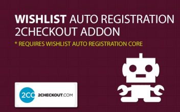 Wishlist Auto Registration 2CheckOut AddOn