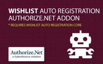 Wishlist Auto Registration Authorize.net AddOn