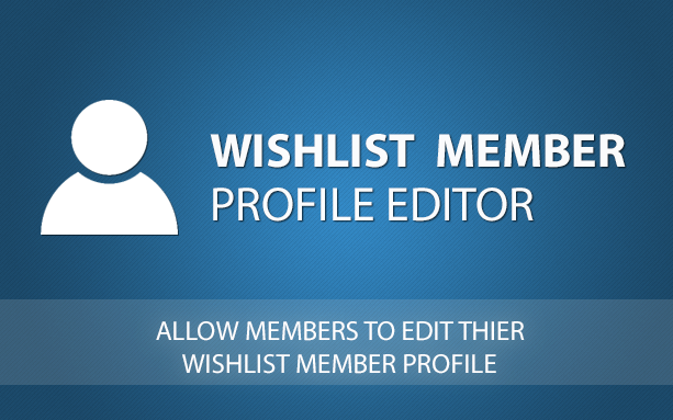 Wishlist Member Profile Editor