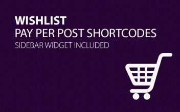 Wishlist Pay Per Post Shortcodes