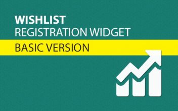 Wishlist Registration Widget Basic Version