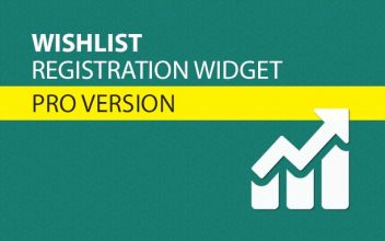 Wishlist Registration Widget Pro Version